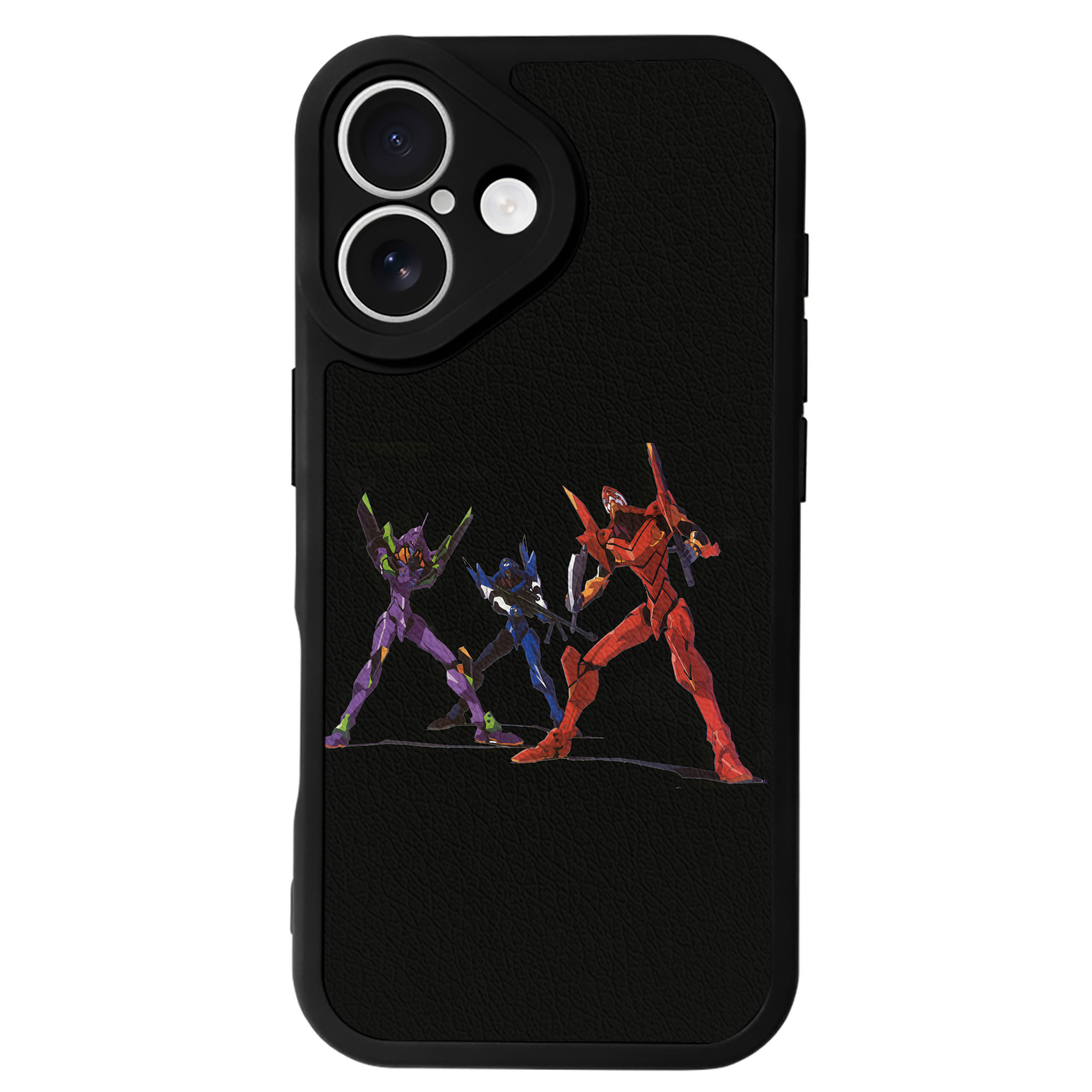 （画像用） EVA 新世紀エヴァンゲリオン 【iPhone 16シリーズ対応】シリコンスマホケース（レザー調） 材質：シリコン